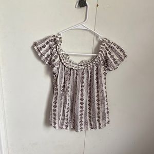 Socialite off the shoulder tshirt